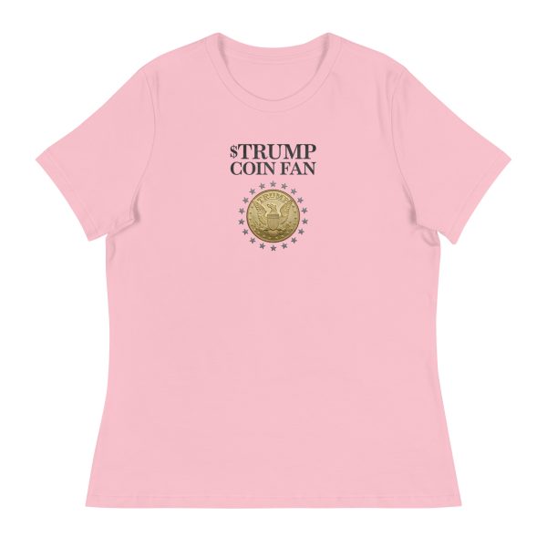 $TRUMP Coin Fan - Women's Relaxed T-Shirt - Image 5