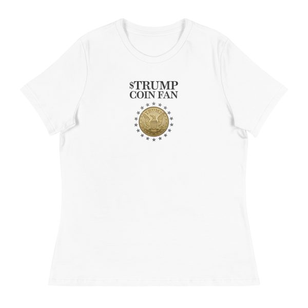 $TRUMP Coin Fan - Women's Relaxed T-Shirt - Image 7